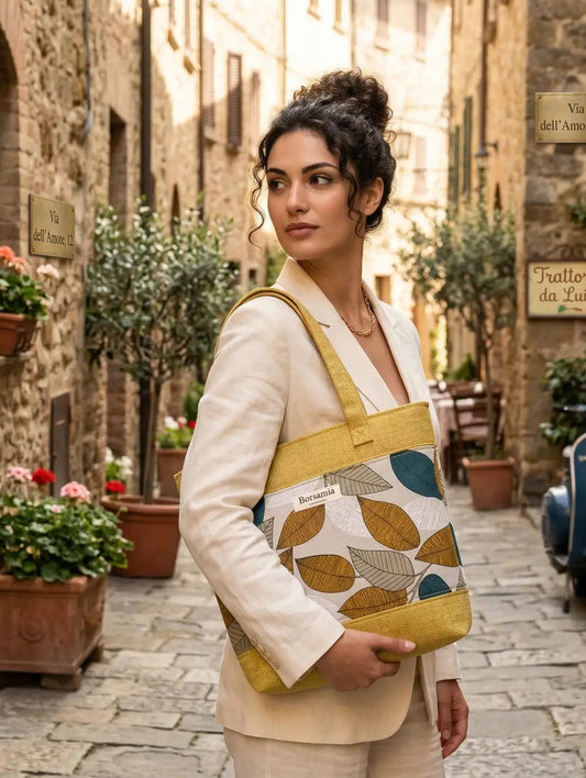 ANITA - Borsa tote bag fatta a mano - Prodotto artigianale