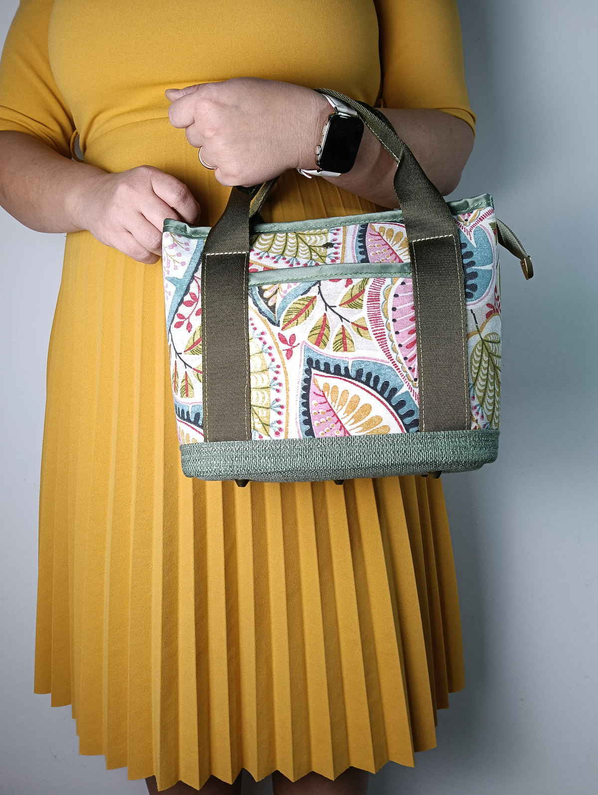 ALESSANDRA - Borsa a mano con tracolla e stampa floreale
