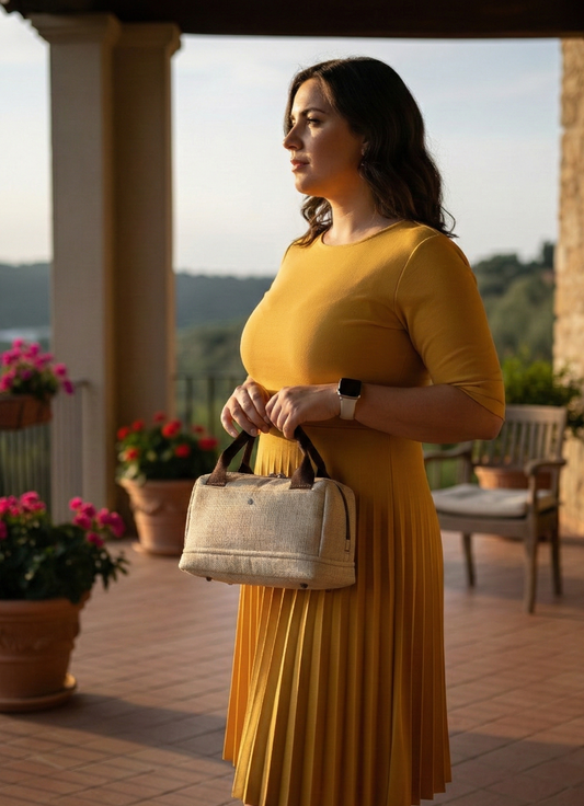PAOLA - Borsa bauletto fatta a mano - Prodotto artigianale