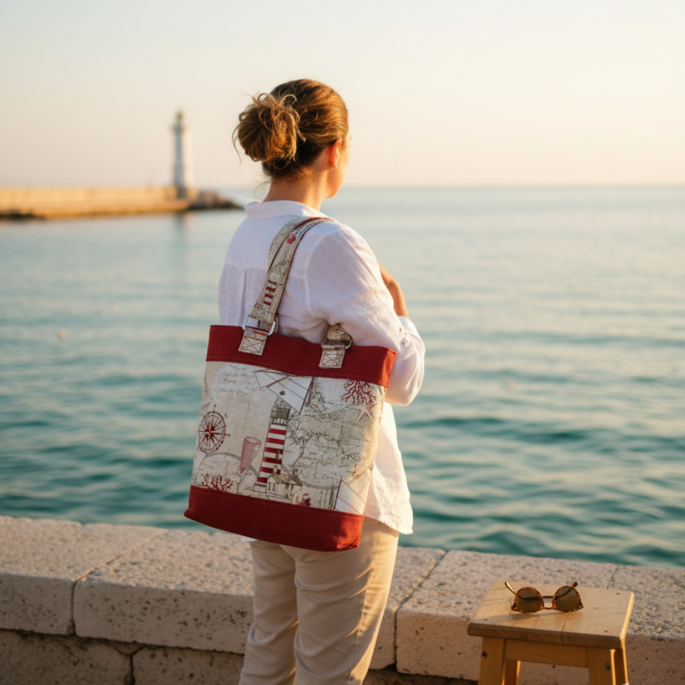 ANITA - Borsa tote bag fatta a mano - Prodotto artigianale