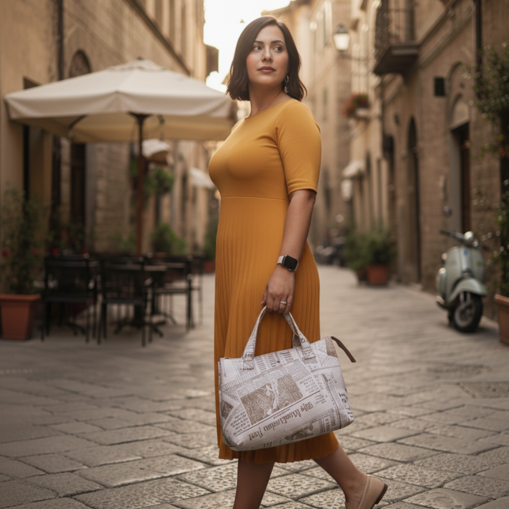 AURORA - Handtasche Modell Top Handle - Handgefertigtes Produkt
