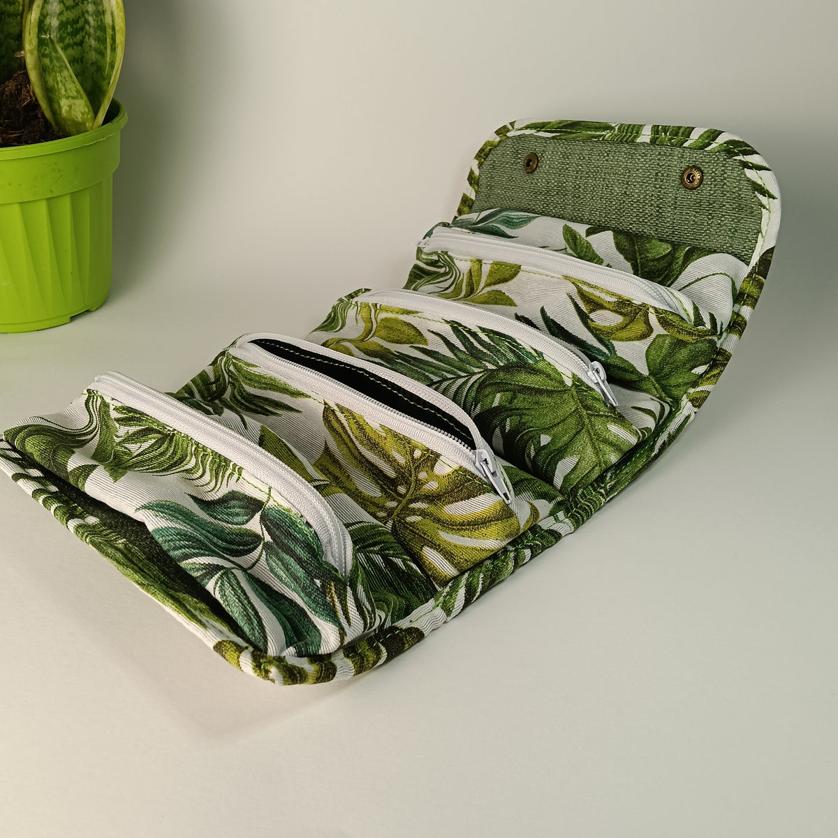 BEAUTY CASE - Organizer arrotolabile fatto a mano - Prodotto artigianale