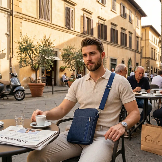 BORSELLO - Borsello uomo fatto a mano - Prodotto artigianale