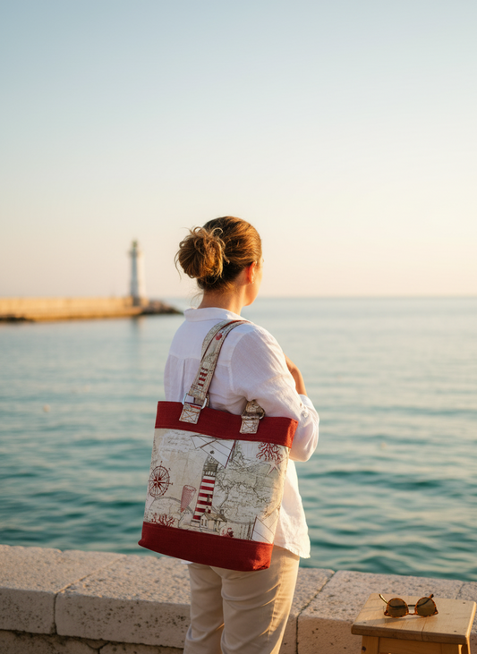 ANITA - Borsa tote bag fatta a mano - Prodotto artigianale