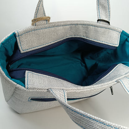 IRIS - Borsa tote bag fatta a mano - Prodotto artigianale