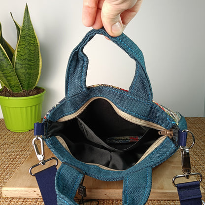 ESTER - Borsa strutturata grande fatta a mano - Prodotto artigianale