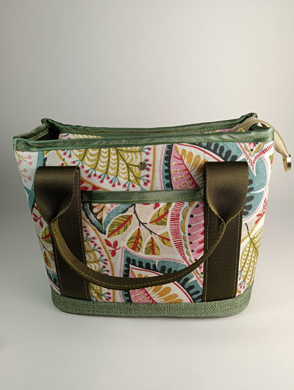 ALESSANDRA - Borsa a mano con tracolla e stampa floreale
