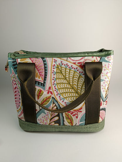 ALESSANDRA - Borsa a mano con tracolla e stampa floreale