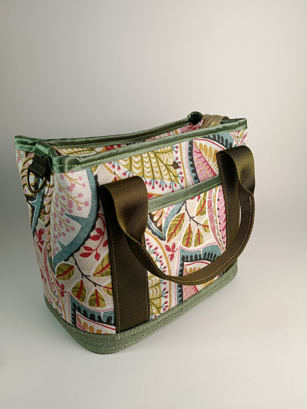 ALESSANDRA - Borsa a mano con tracolla e stampa floreale