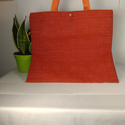 SUMMER  - Shopper stoffa cuori borsa cotone e jacquard grande a spalla