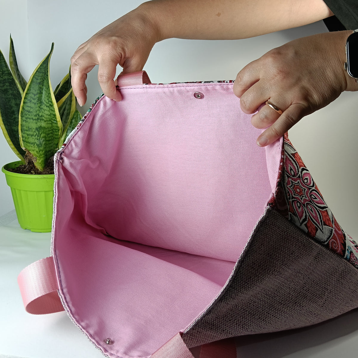 SUMMER - Shopper a spalla fatta a mano - Prodotto artigianale