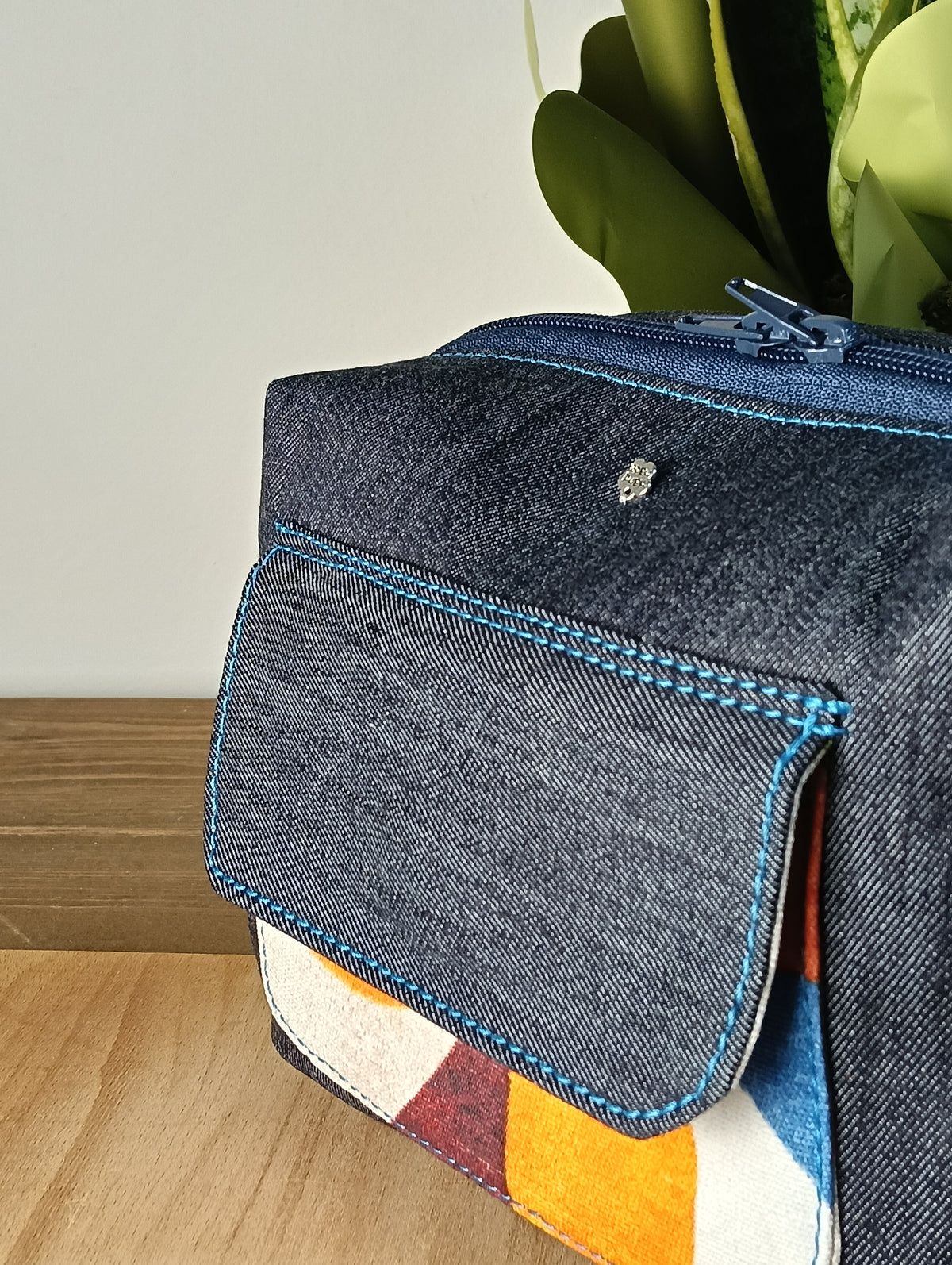 CELESTE - Borsa a tracolla da donna fatta a mano - Prodotto artigianale