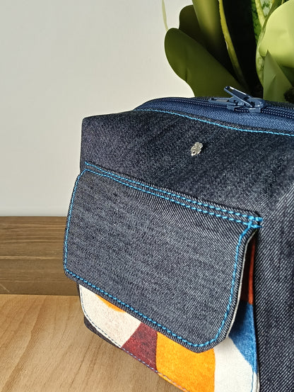 CELESTE - Borsa a tracolla da donna fatta a mano - Prodotto artigianale