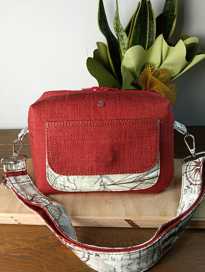 CELESTE - Borsa a tracolla da donna fatta a mano - Prodotto artigianale