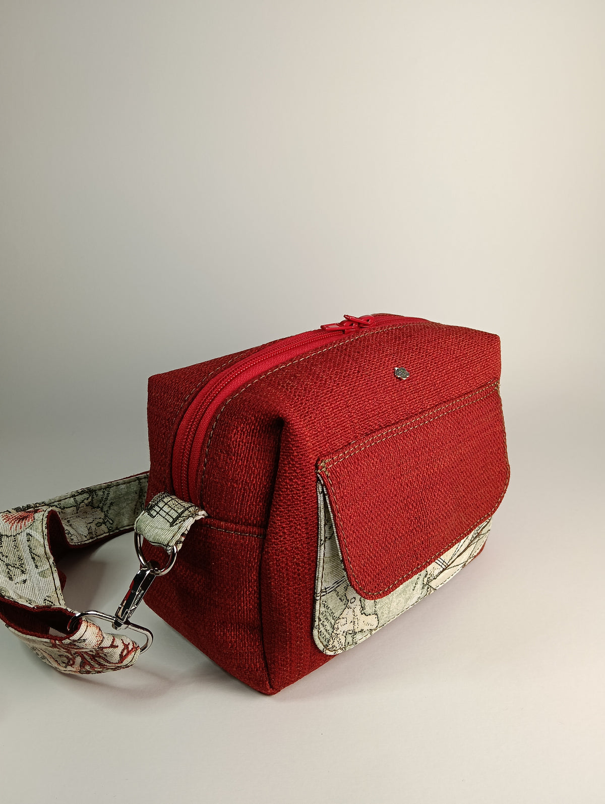 CELESTE - Borsa a tracolla da donna fatta a mano - Prodotto artigianale