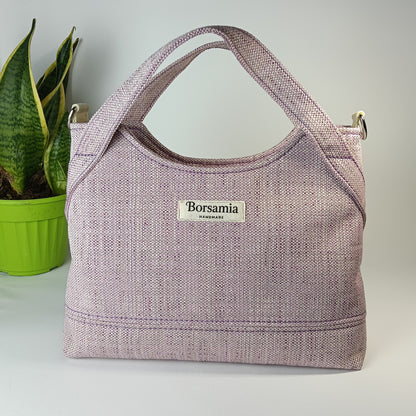 ELEONORA - Borsa a mano con tracolla fatta a mano - Prodotto artigianale