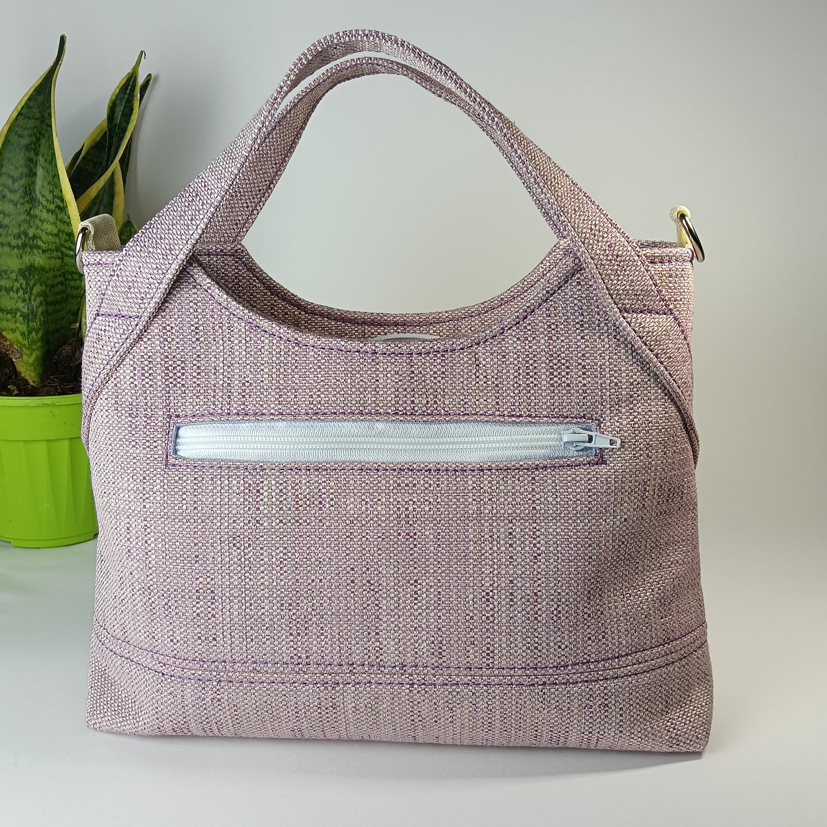 ELEONORA - Borsa a mano con tracolla fatta a mano - Prodotto artigianale
