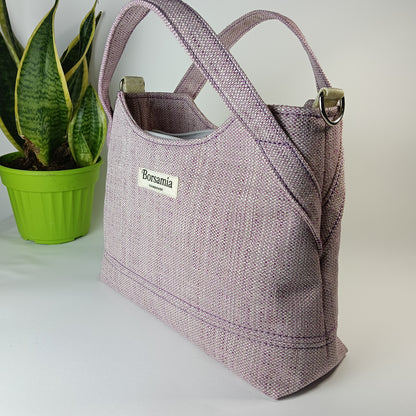 ELEONORA - Borsa a mano con tracolla fatta a mano - Prodotto artigianale