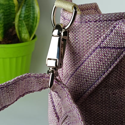 ELEONORA - Borsa a mano con tracolla fatta a mano - Prodotto artigianale