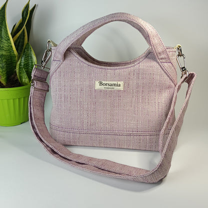 ELEONORA - Borsa a mano con tracolla fatta a mano - Prodotto artigianale