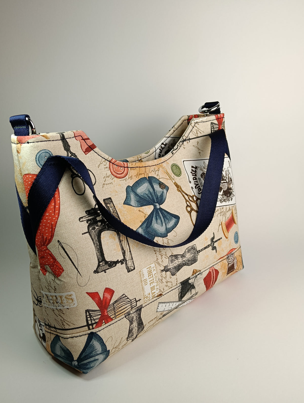ELEONORA - Borsa a mano con tracolla fatta a mano - Prodotto artigianale