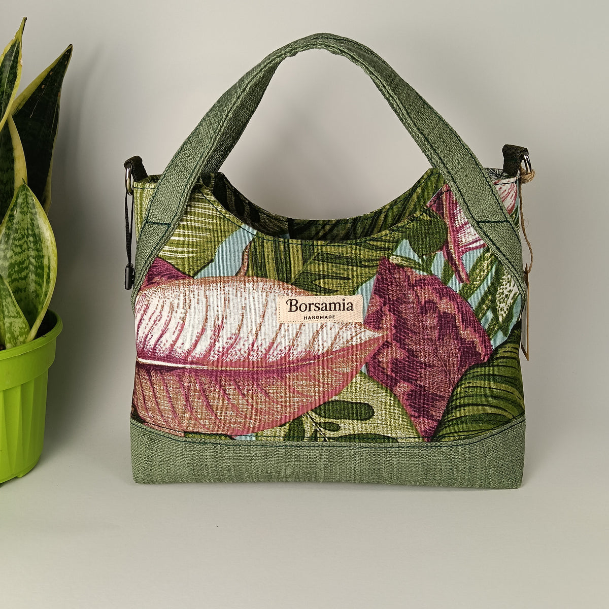 ELEONORA - Borsa a mano con tracolla fatta a mano - Prodotto artigianale