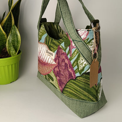 ELEONORA - Borsa a mano con tracolla fatta a mano - Prodotto artigianale