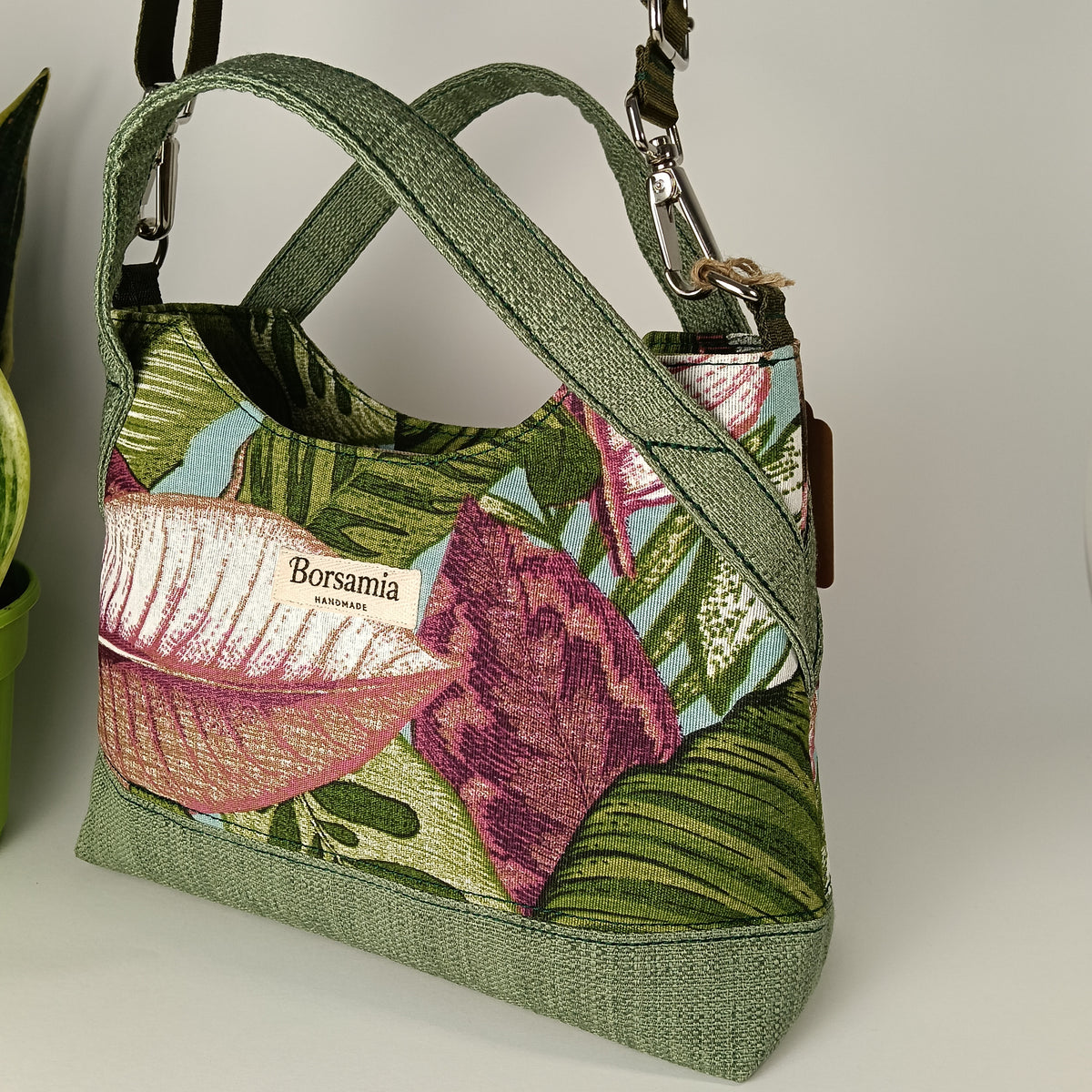 ELEONORA - Borsa a mano con tracolla fatta a mano - Prodotto artigianale