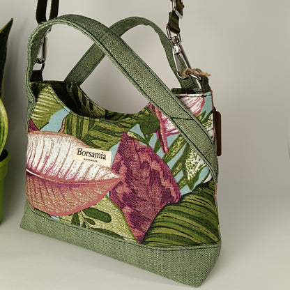 ELEONORA - Borsa a mano con tracolla fatta a mano - Prodotto artigianale