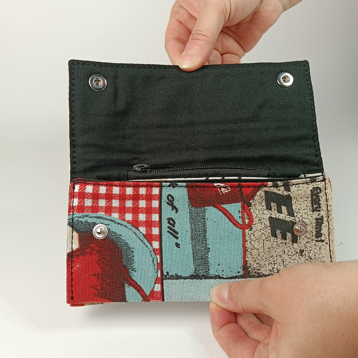 PORTAFOGLIO - Coordinabile con borsa fatto a mano - Prodotto artigianale