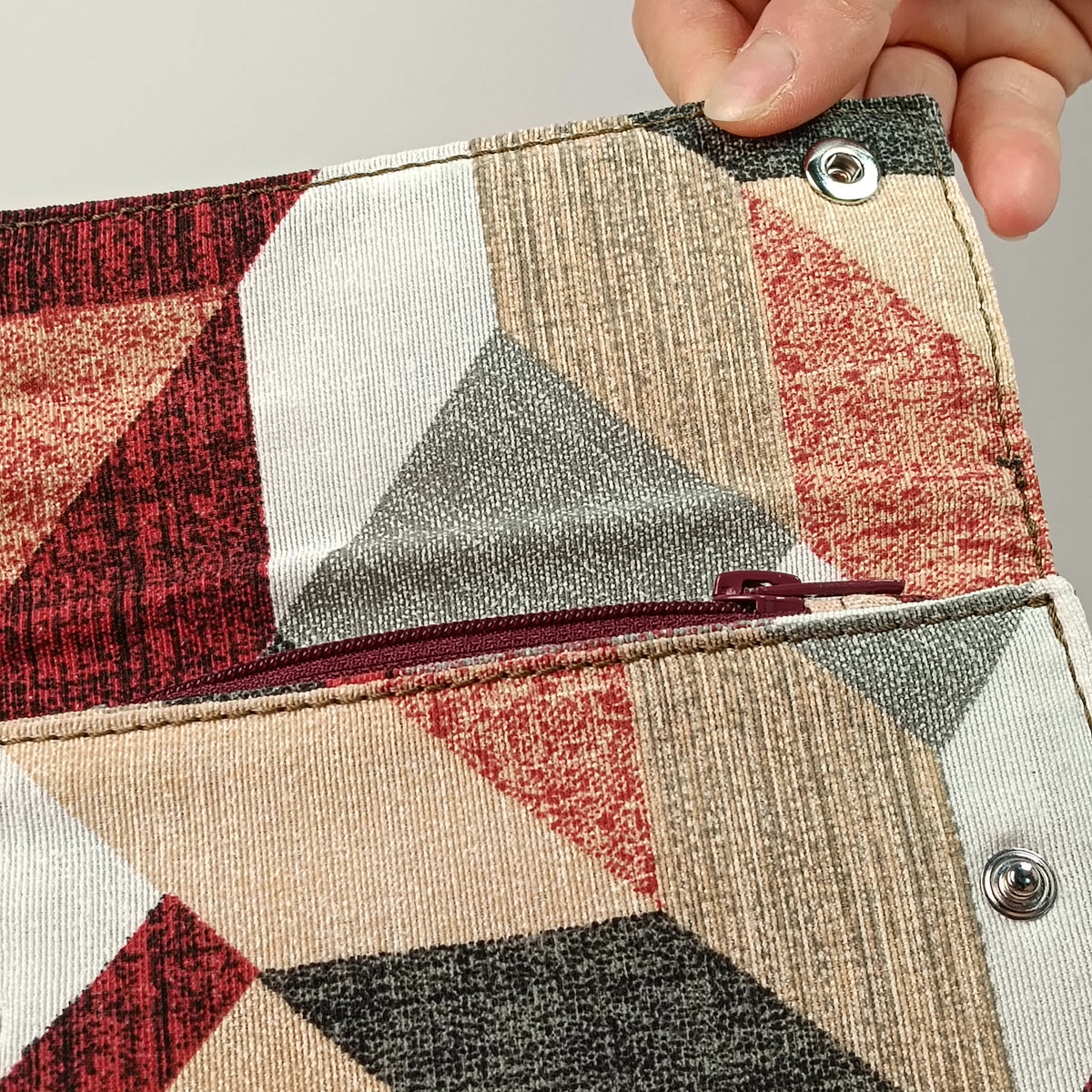 PORTAFOGLIO - Coordinabile con borsa fatto a mano - Prodotto artigianale