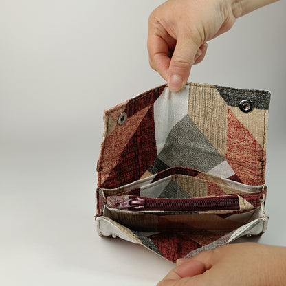 PORTAFOGLIO - Coordinabile con borsa fatto a mano - Prodotto artigianale