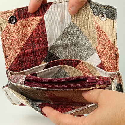 PORTAFOGLIO - Coordinabile con borsa fatto a mano - Prodotto artigianale