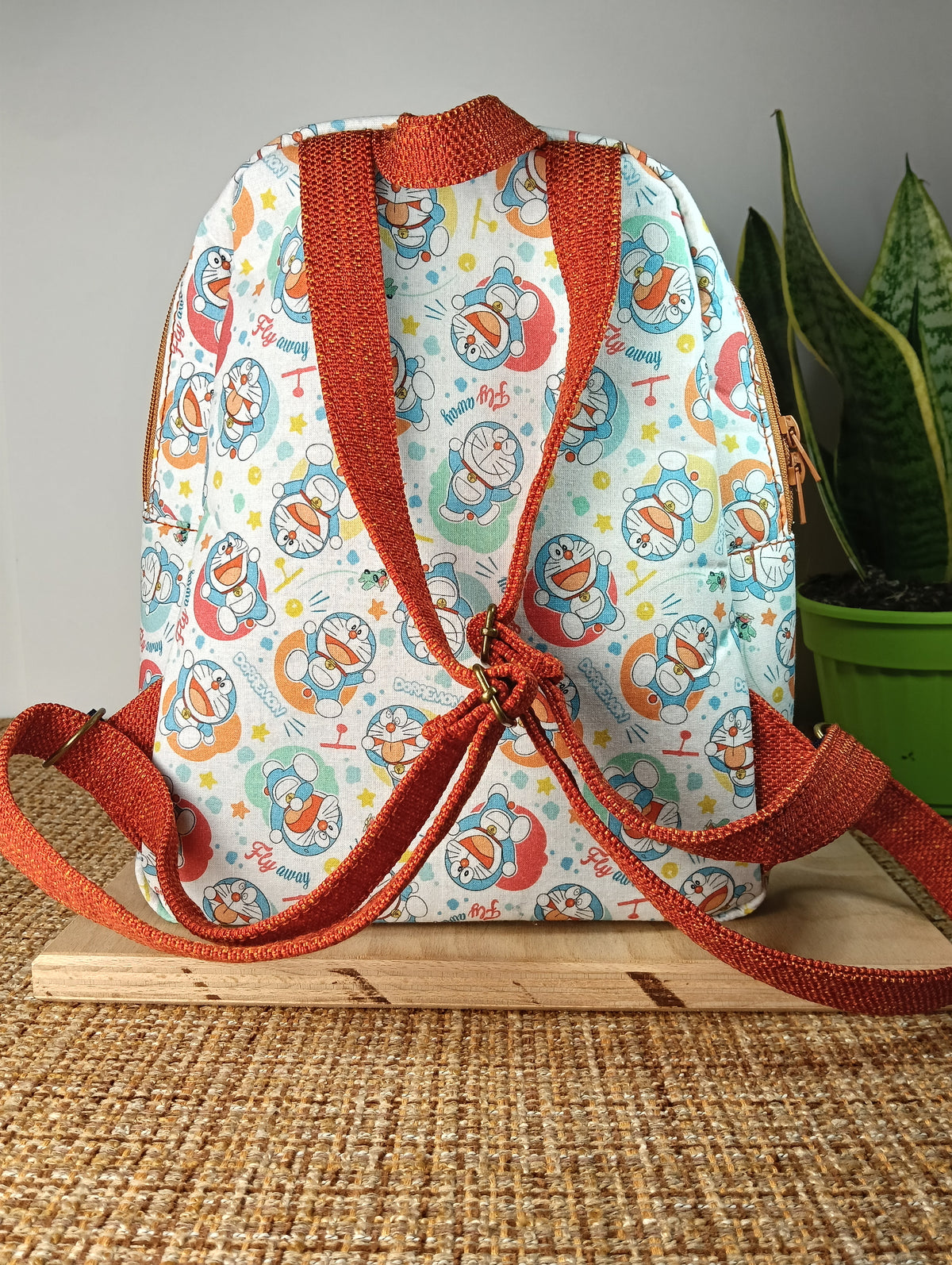 EMILIA - Zaino fatto a mano per bambino con astuccio - prodotto artigianale