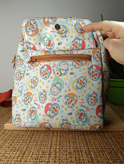 EMILIA - Zaino fatto a mano per bambino con astuccio - prodotto artigianale