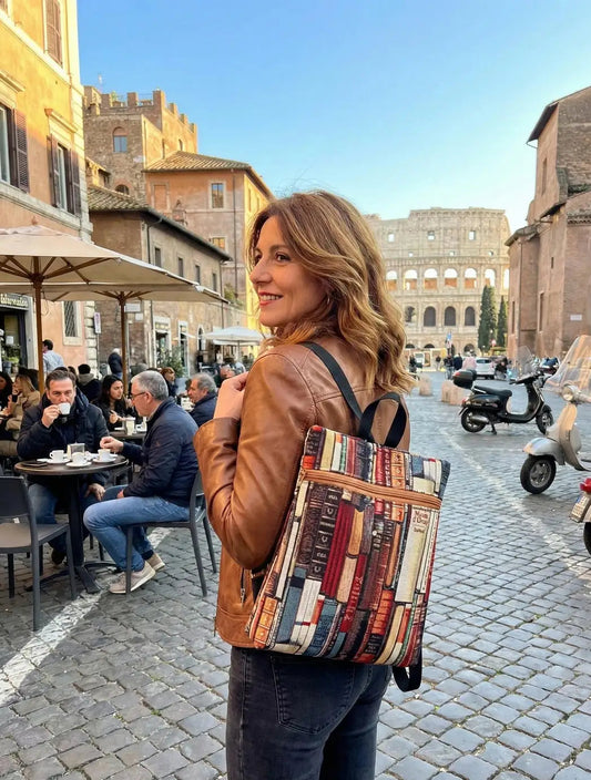 EMMA - Zaino fatto a mano da donna - Prodotto artigianale