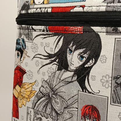 EMMA - Zaino Manga Giapponese in Jacquard Gobelin - Zaino Artigianale Multitasche