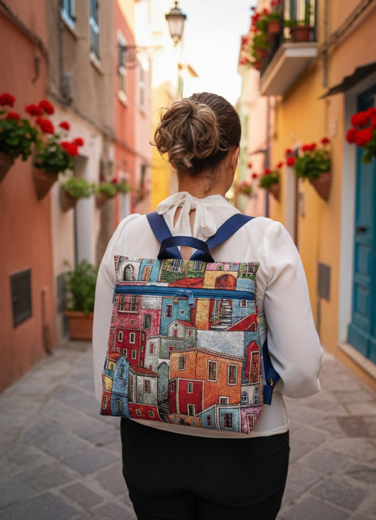 EMMA - Zaino fatto a mano da donna - Prodotto artigianale