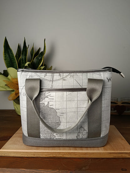 ALESSANDRA - Structured handbag and shoulder bag handmade - Handcrafted product
