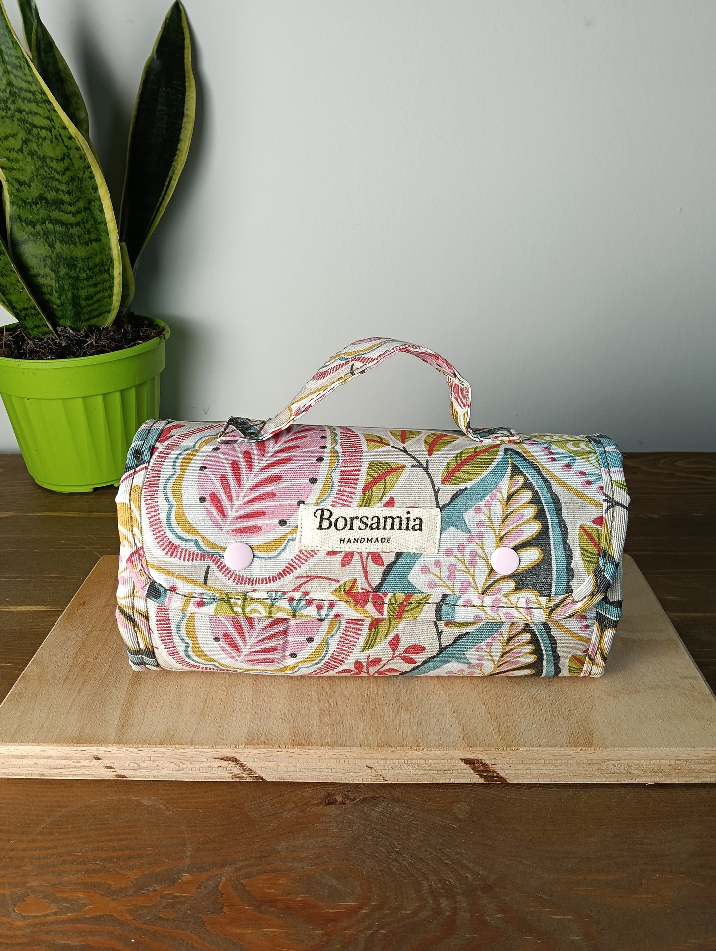 BEAUTY CASE – Handgemachter, aufrollbarer Organizer – Handarbeit