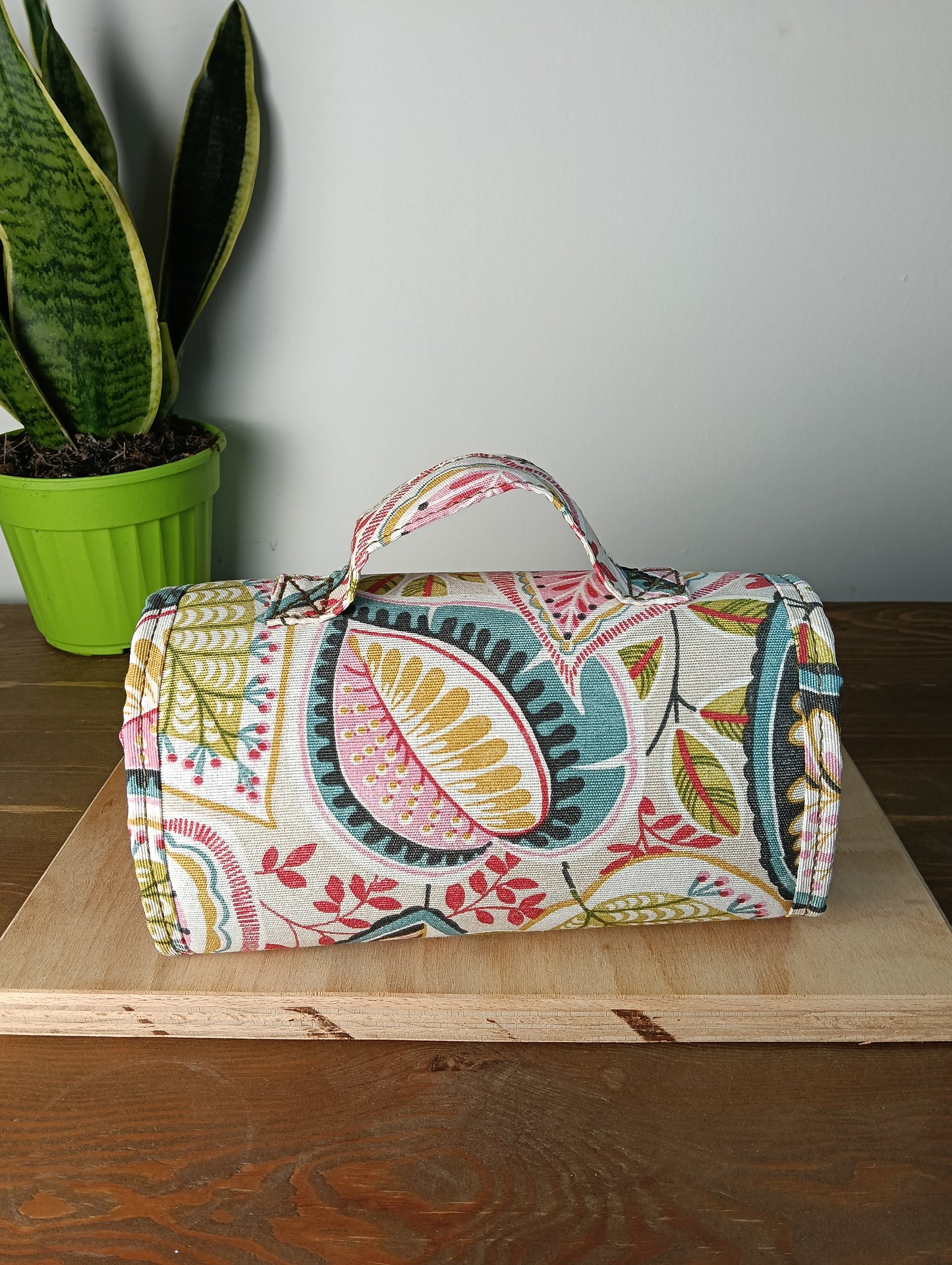 BEAUTY CASE – Handgemachter, aufrollbarer Organizer – Handarbeit