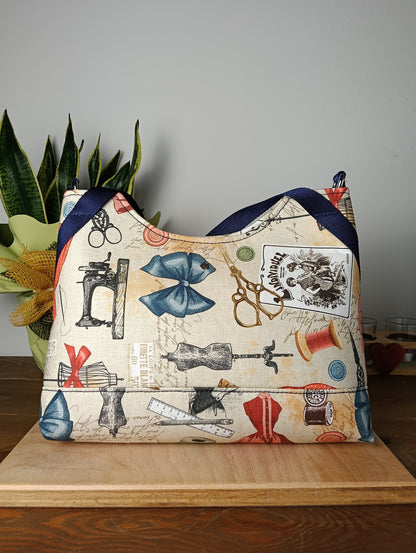 ELEONORA - Handtasche mit Schulterriemen, handgefertigt - Handwerksprodukt