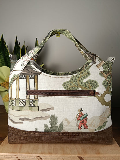 ELEONORA - Handtasche mit Schulterriemen, handgefertigt - Handwerksprodukt
