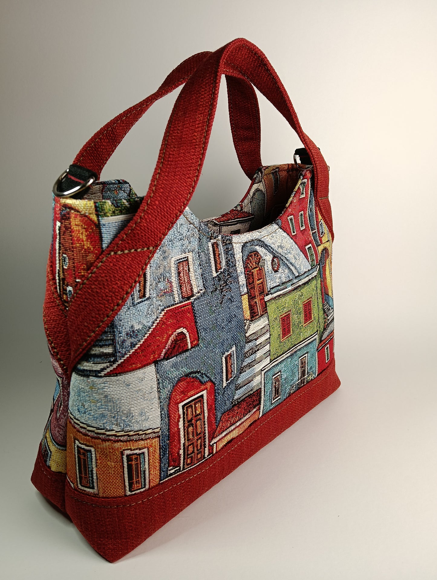 ELEONORA - Handtasche mit Schulterriemen, handgefertigt - Handwerksprodukt
