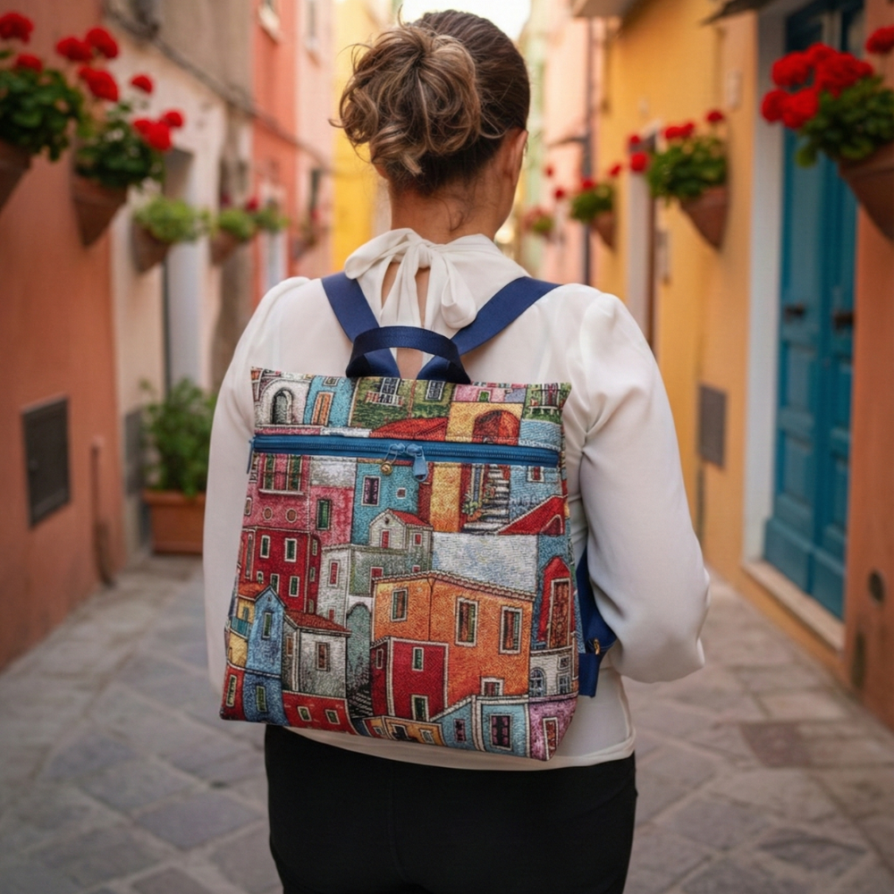 EMMA - Damenrucksack handgefertigt - Handwerkliches Produkt