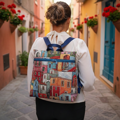 EMMA - Damenrucksack handgefertigt - Handwerkliches Produkt
