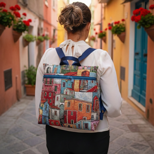 EMMA - Zaino fatto a mano da donna - Prodotto artigianale