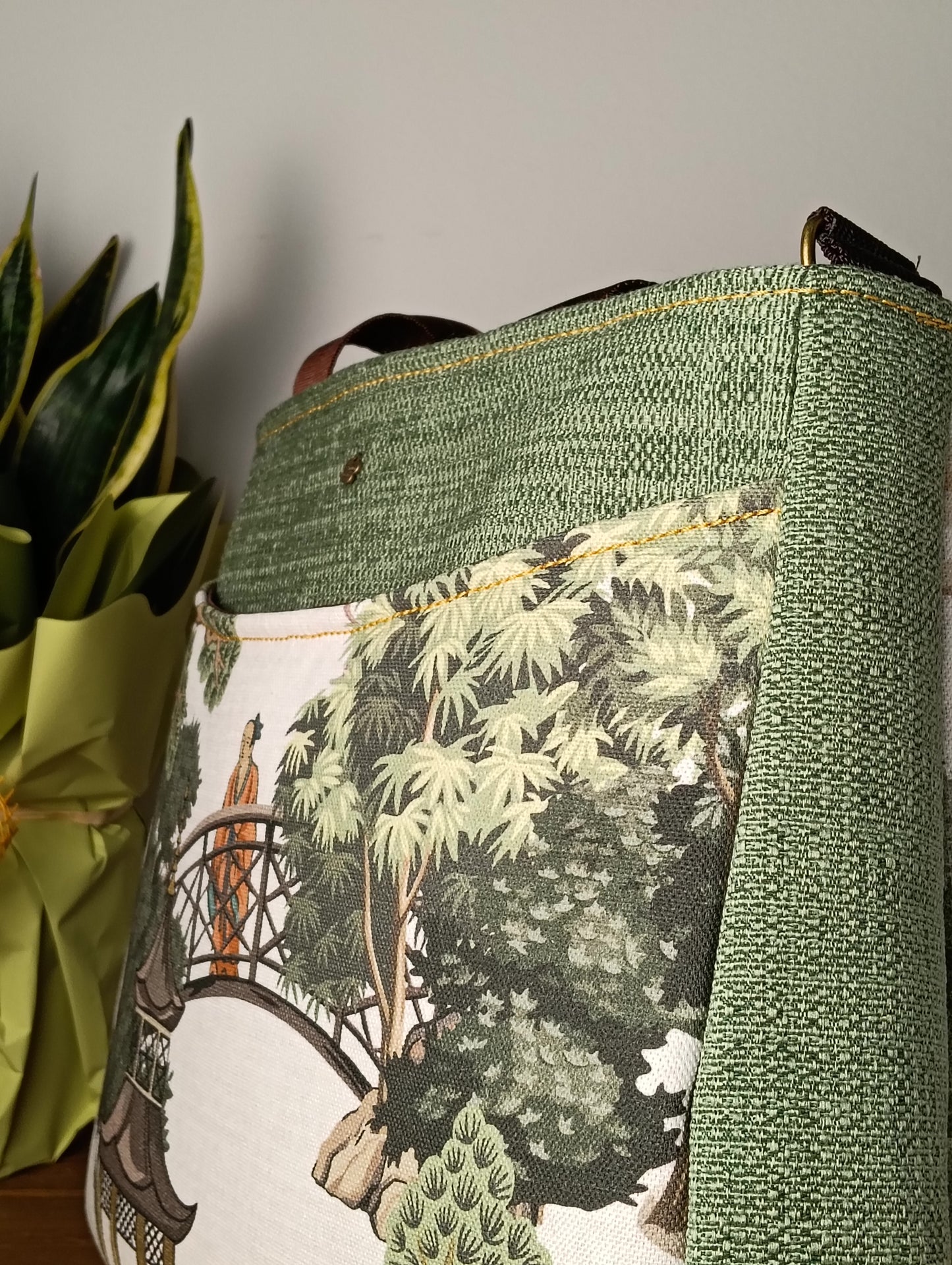 ESTER - Large structured handmade bag - Artisan product