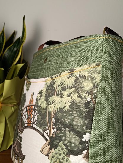 ESTER - Large structured handmade bag - Artisan product