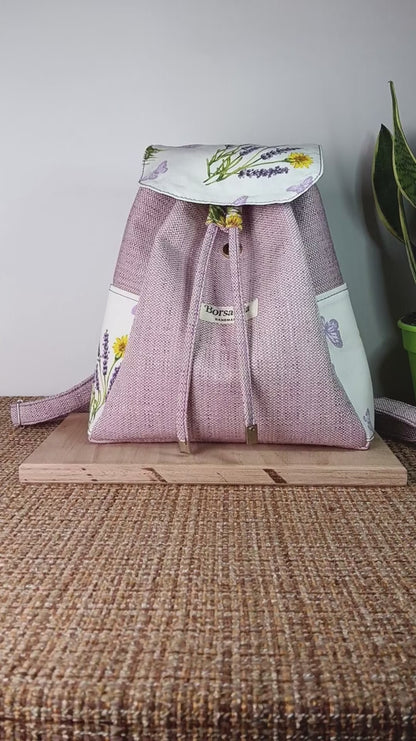 ELISA - Zaino fatto a mano da donna - Prodotto artigianale